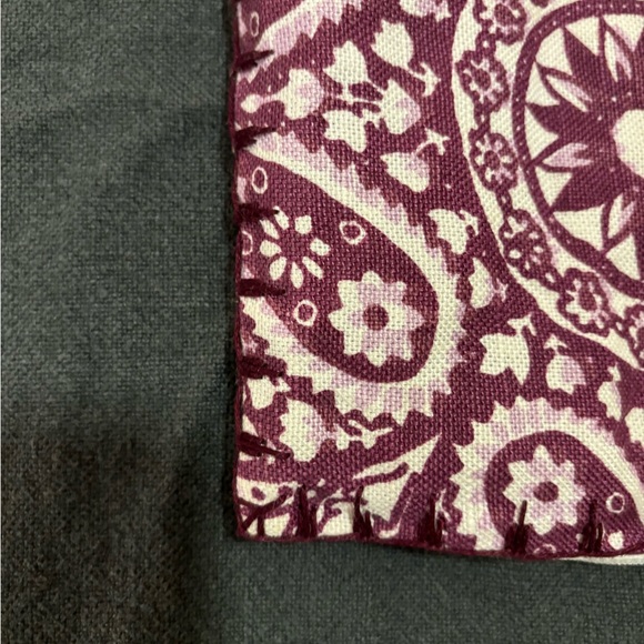 John Robshaw Paisley Patterned Linen Euro size pillow Cover - Picture 4 of 6